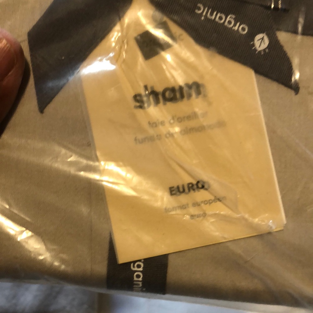 West Elm Euro Pillowcases (2) - Picture 4 of 4